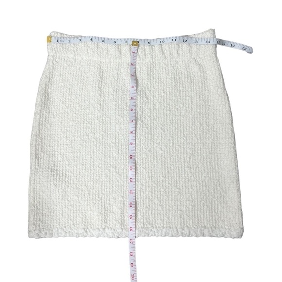 MNG by Mango Off White Light Wash Pull On Mini Skirt - Size Medium - Picture 8 of 11